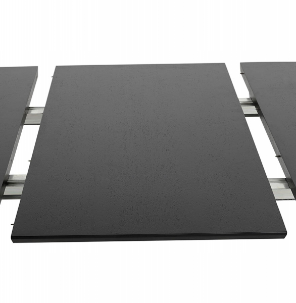 Masa extensibila Saija 170-270x100 cm MDF negru / otel, DT00580BL - Kokoon [5]