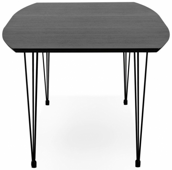 Masa extensibila Saija 170-270x100 cm MDF negru / otel, DT00580BL - Kokoon [2]
