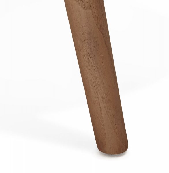 Masa rotunda nuc Janet 120 cm MDF furnir nuc / picioare lemn masiv, DT00400WA - Kokoon [12]