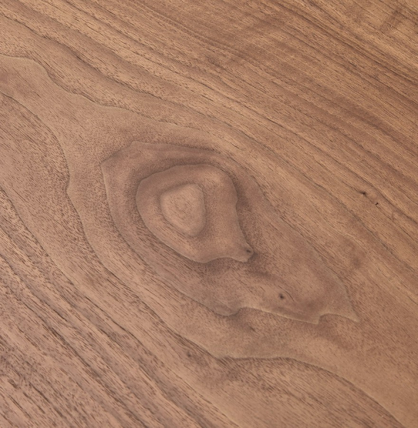 Masa rotunda nuc Janet 120 cm MDF furnir nuc / picioare lemn masiv, DT00400WA - Kokoon [7]