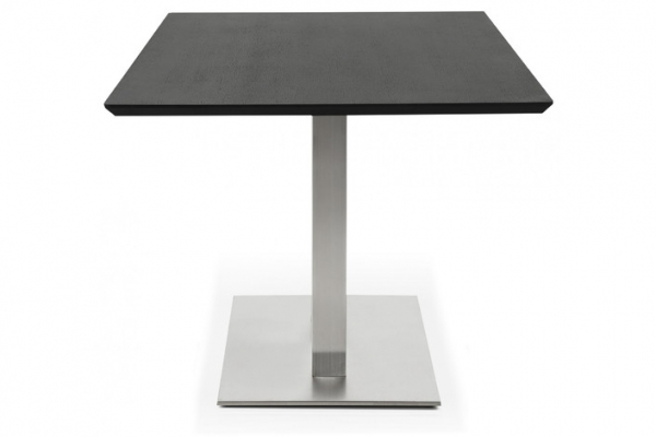 Masa dining/living Jock 150x70 cm MDF negru / picioare otel / talpa subtire, DT00890BL - Kokoon [3]