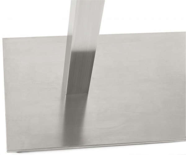 Masa de design Jock 180x90 cm MDF lemn natur / picioare otel / talpa subtire, DT00940NA - Kokoon [6]