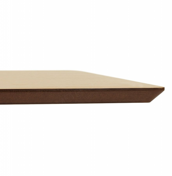 Masa de design Jock 180x90 cm MDF lemn natur / picioare otel / talpa subtire, DT00940NA - Kokoon [5]
