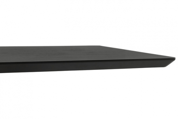 Masa de design Jock 180x90 cm MDF negru / picioare otel / talpa subtire, DT00930BL - Kokoon [5]