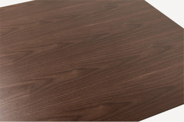 Masa de design Jock 180x90 cm MDF nuc / picioare otel / talpa subtire, DT00920WA - Kokoon [5]