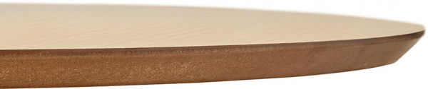 Masa dining rotunda Venla 90 cm MDF lemn natur, picior otel talpa subtire, DT00770NA - Kokoon [5]