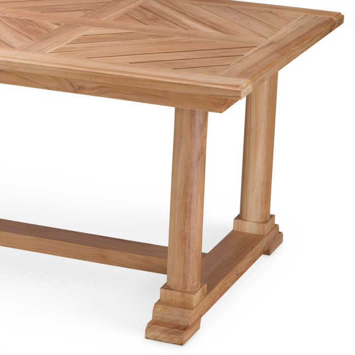   Masa de dining exterior Bell Rive din tec natural 117357 EICHHOLTZ [5]