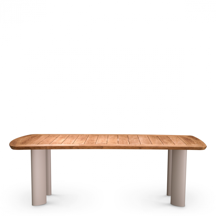   Masă de dining exterior Osario din tec natural 117501 EICHHOLTZ [4]