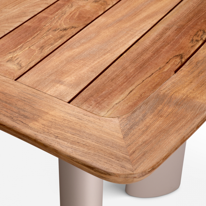   Masă de dining exterior Osario din tec natural 117501 EICHHOLTZ [6]