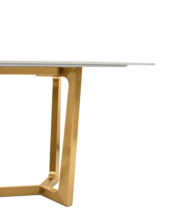Masă de Dining Odeon 180x90x76 cm, Alb - King Home [4]