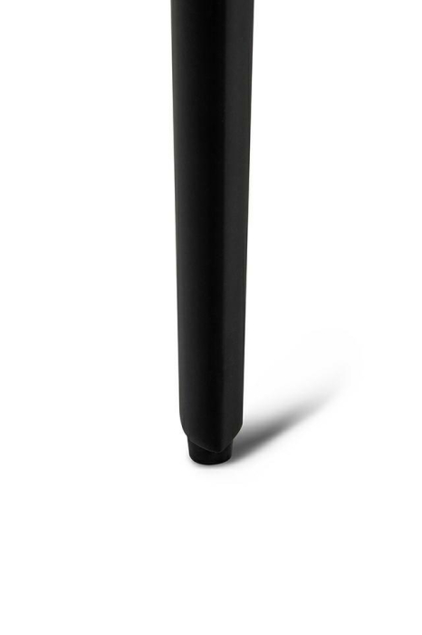 Masă de Dining Slim 200x100x73,5 cm, Marmură și Aluminiu Negru - King Home [5]