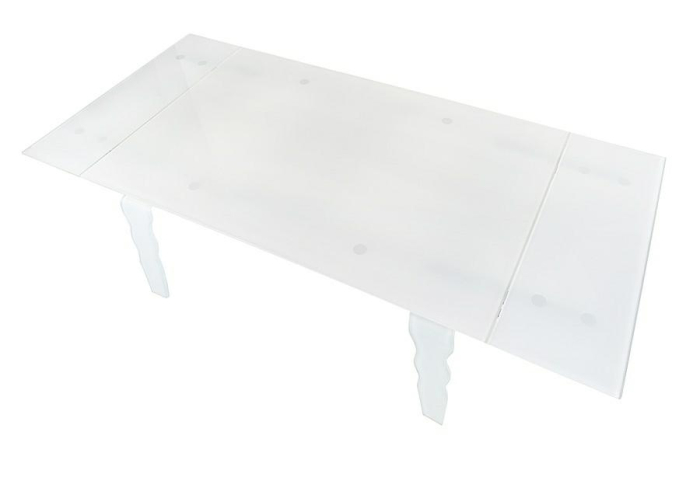 Masă de Dining Vendome Opti White, Sticlă Opti White Alb - King Home [5]