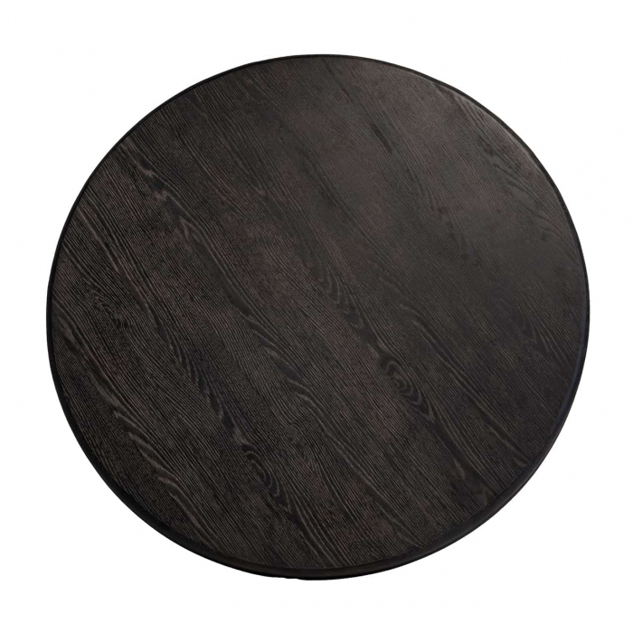 Masă de sufragerie Macaron 130√ò (Negru rustic), 7713 - Richmond Interiors [2]