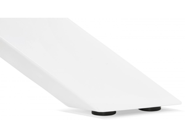 Masa design living alba Layton 200x100 cm, blat sticla, picioare metal, DT01240WHWH - Kokoon [7]