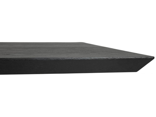 Masa design living neagra Callum 200x100 cm, blat lemn masiv, DT01100BLBL - Kokoon [6]