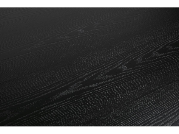 Masa design living neagra Callum 200x100 cm, blat lemn masiv, DT01100BLBL - Kokoon [7]