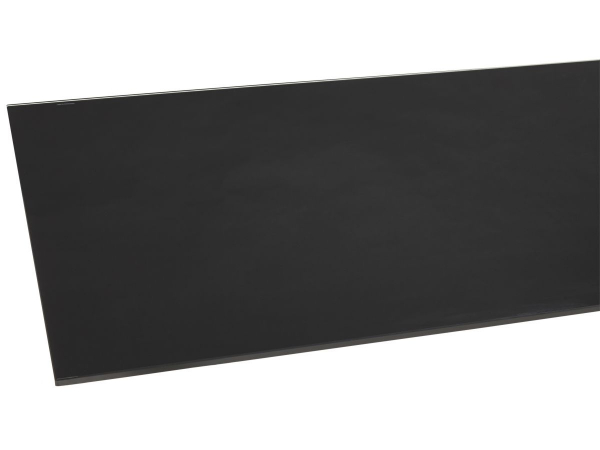 Masa design living neagra Layton 200x100 cm, blat sticla, picioare metal, DT01190BLBL - Kokoon [3]