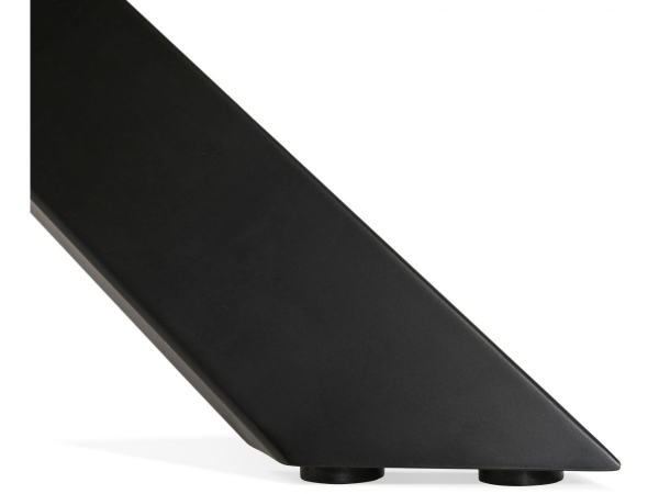 Masa design living neagra Layton 200x100 cm, blat sticla, picioare metal, DT01190BLBL - Kokoon [8]