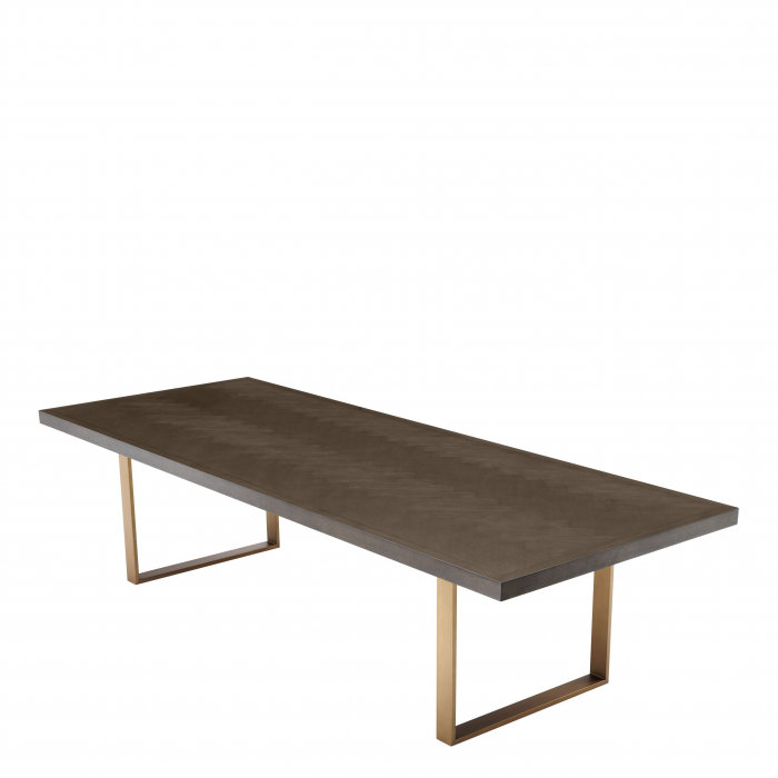   Masa de dining Melchior furnir de steBorcan brun 300 cm 112320 EICHHOLTZ [2]