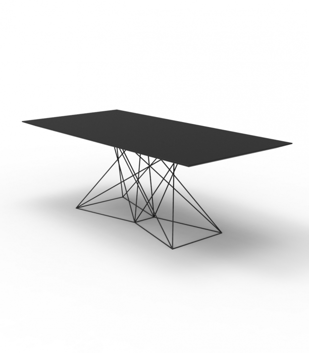 Masa exterior Faz 200x100x72 cm, baza metal model modern geometric, 54053 - Vondom [8]