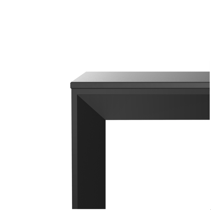 Masa exterior Frame 160x80x74 cm, blat HPL/DEKTON®, picioare aluminiu, 54236F BE W - Vondom [2]