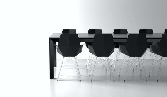 Masa exterior Frame 300x120x74 cm, blat HPL, picioare aluminiu, 54242F BE W - Vondom [12]