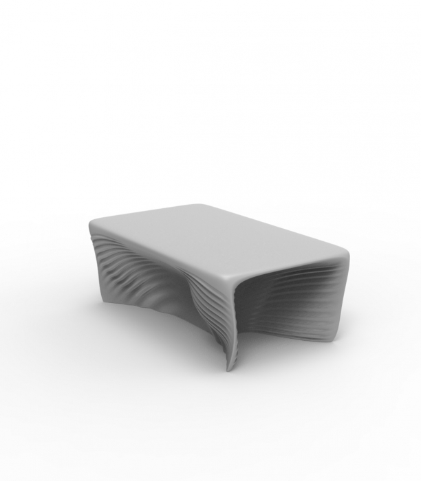 Masa exterior iluminare LED Biophilia, diverse finisaje, 110x66x41 cm, design modern, 59004FP - Vondom [2]