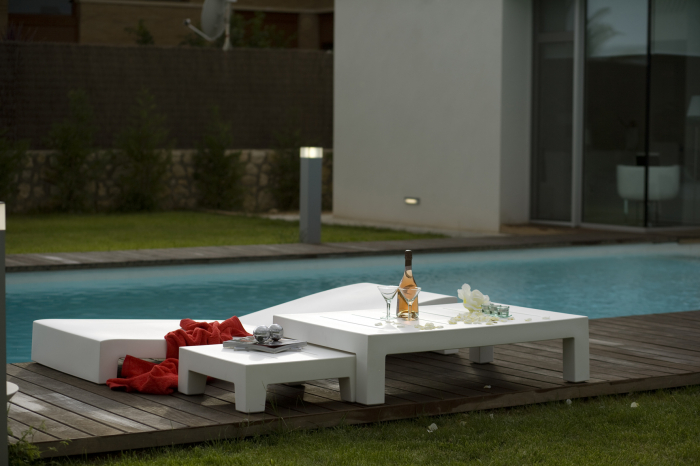 Masa exterior Jut 120x80x30 cm, polipropilena, design minimalist, 44403 - Vondom [32]