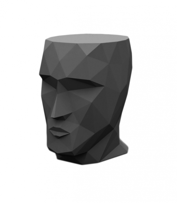 Masa exterior LED Adan 49x68x70 cm, forma sculptura fata geometrica, 49062 - Vondom [3]