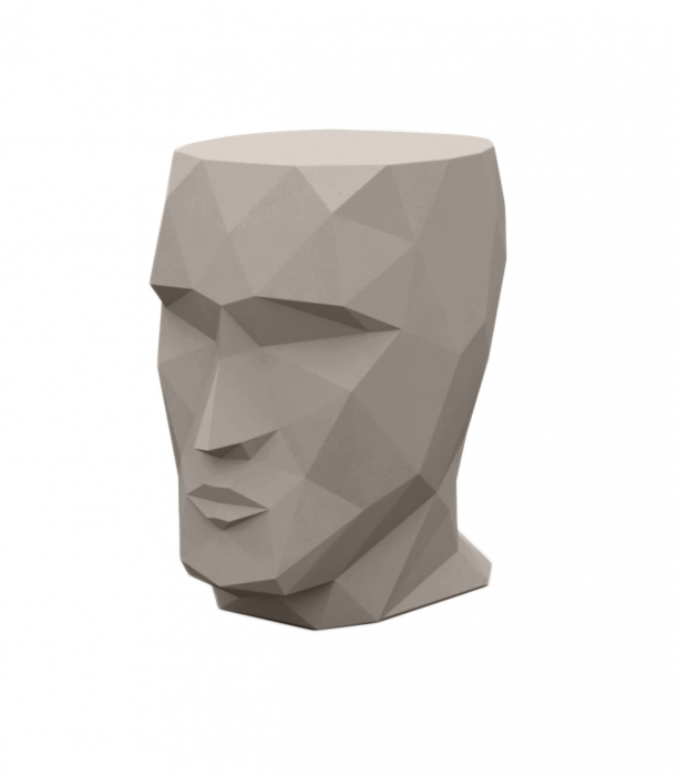 Masa exterior LED Adan 49x68x70 cm, forma sculptura fata geometrica, 49062 - Vondom [30]