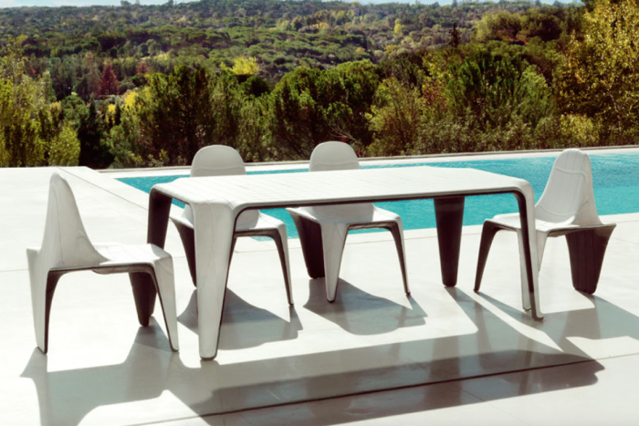 Masa exterior F3 190x90x72 cm, rasina de polietilena, 60004FP - Vondom [3]