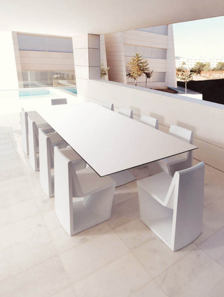 Masa iluminare LED Rest 300x120x72 cm, baza polipropilena, blat HPL, 53011 - Vondom [3]