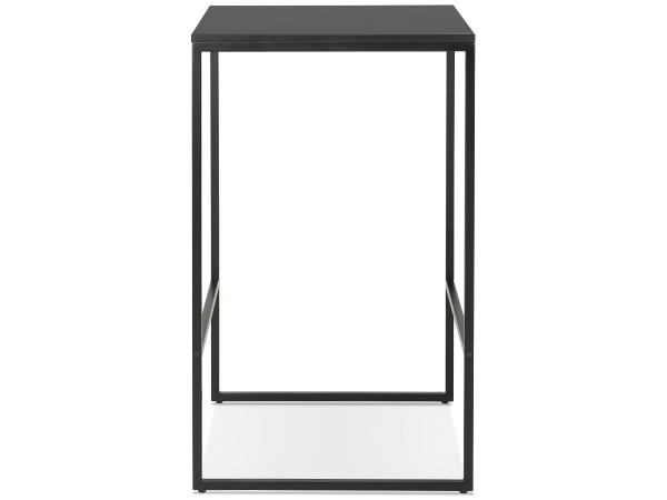Masa inalta bar neagra Arun 60x60x106 cm, design industrial, BT00460BLBL - Kokoon [2]