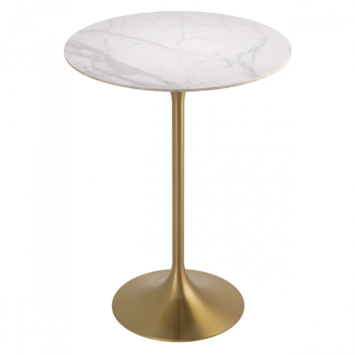   Masa de bar Tazio cu aspect de marmură albă 115558 EICHHOLTZ [2]