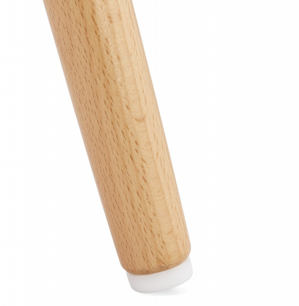 Masa inalta de design bar LARRY 60 cm MDF alb / picioare fag [11]
