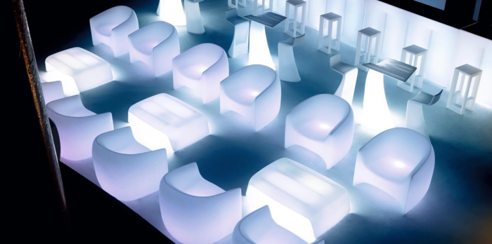 Masa joasa exterior cu iluminare LED BLOW 120x79x35 cm, diverse culori, 55015 - Vondom [9]