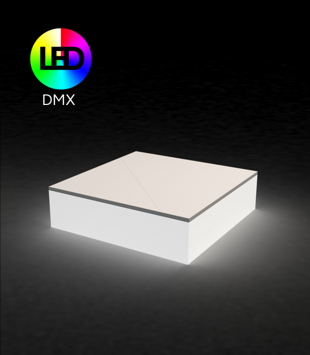 Masa joasa iluminare LED Jut 120x120x32cm, polipropilena, design minimalist, 44417 - Vondom [14]