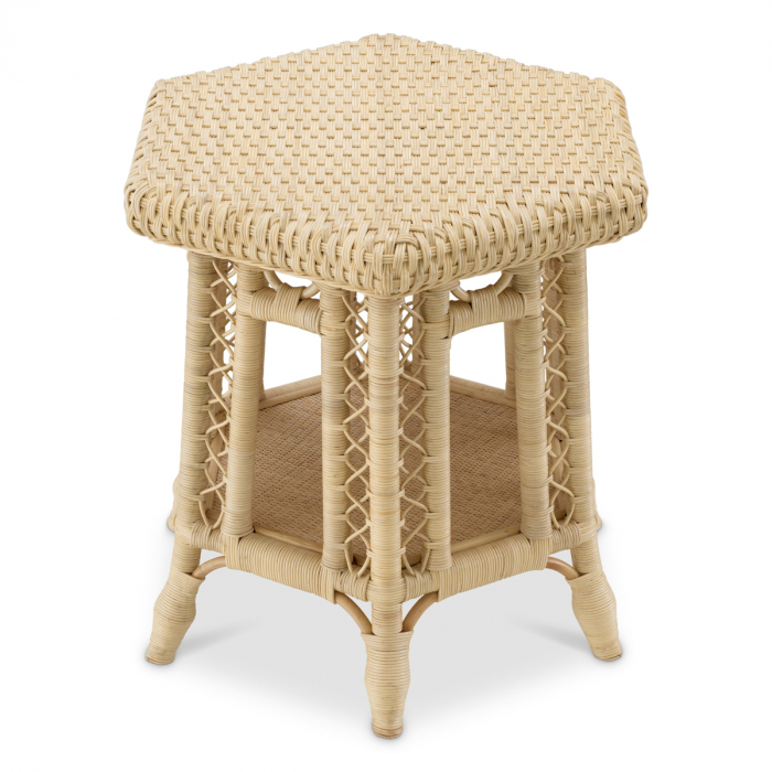   Masa laterală Saba Hexagon din ratan natural 118639 EICHHOLTZ [4]