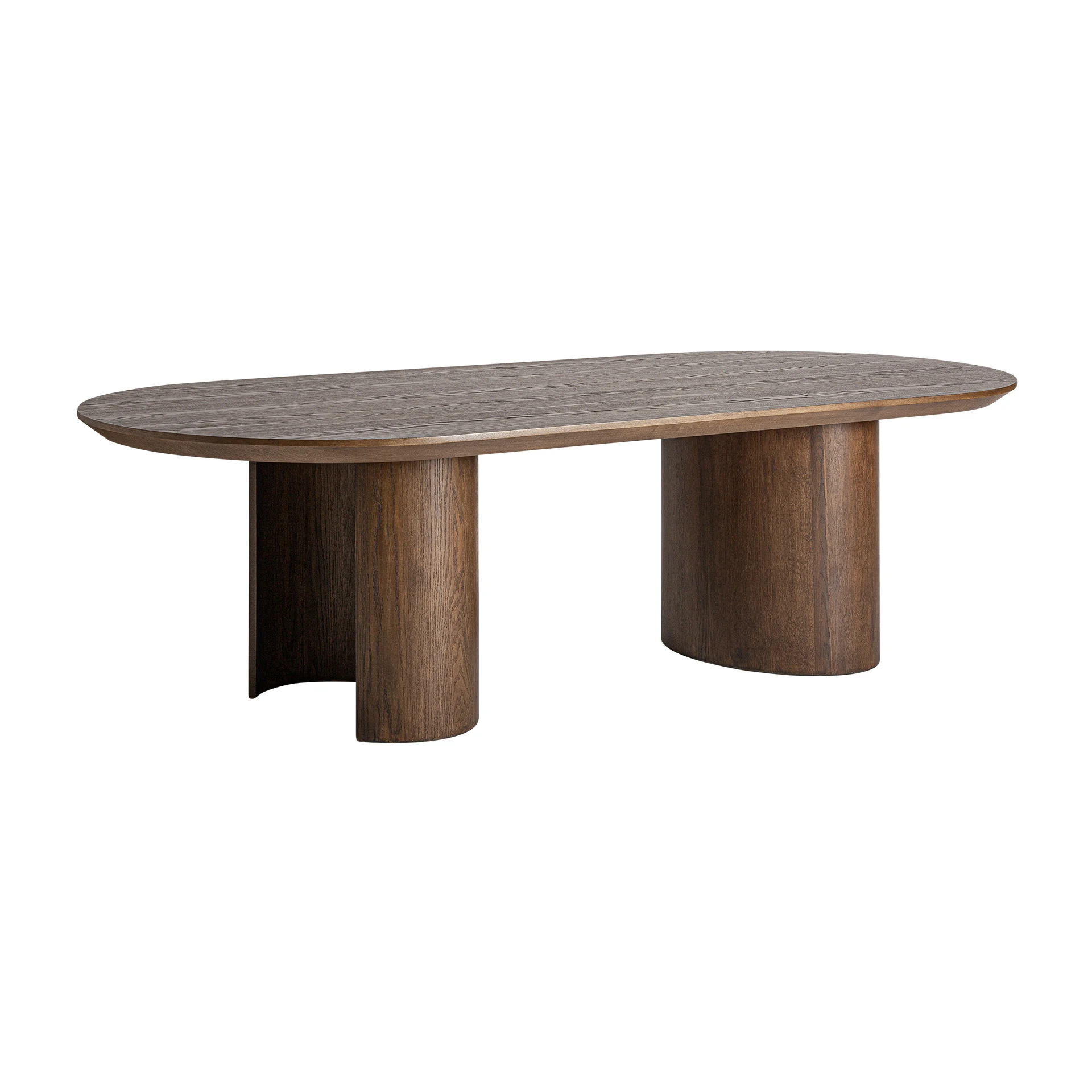 Masa Living din Furnir de Stejar, Lemn Mdf si Placaj de Lemn, Maro, 270x120x75 cm - VicalHome 35263 [6]