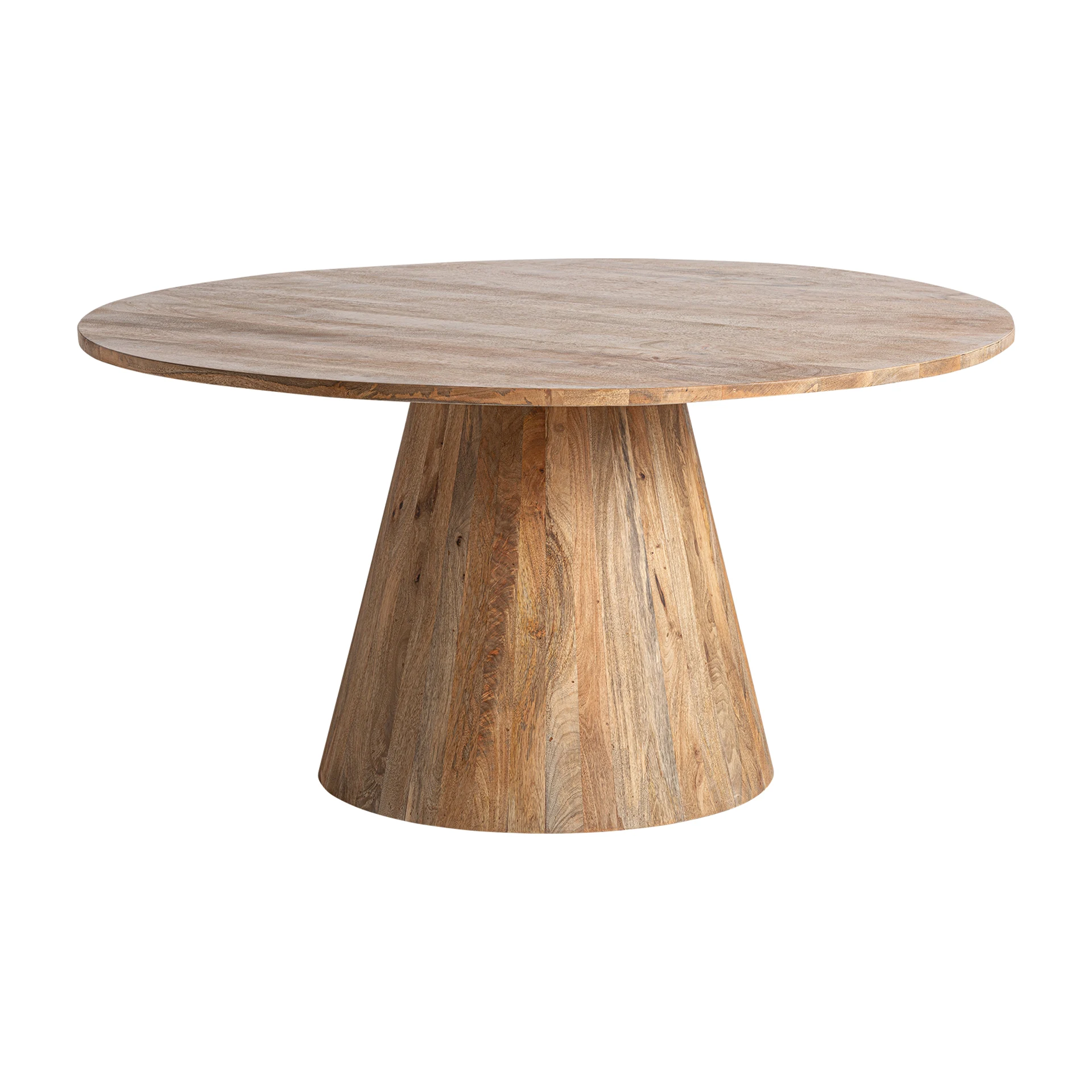 Masa Living din Lemn de Mango, Maro, 150x150x76 cm, Stil Contemporan - VicalHome 34080 [5]
