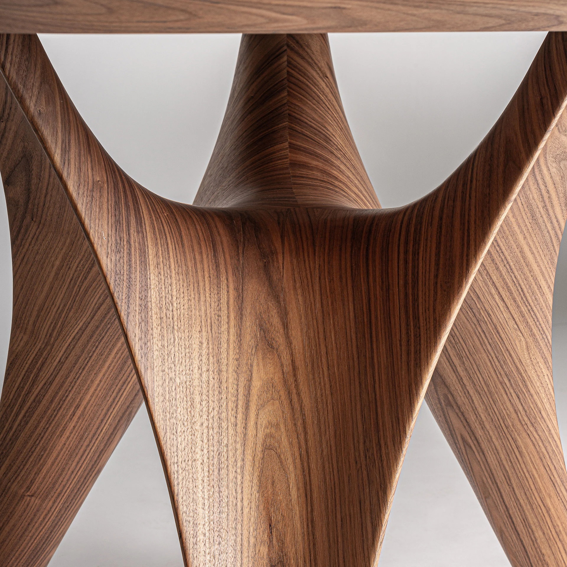 Masa Living din Walnut Veneer, Mdf Wood si Fiberglass, Maro, 280x120x76 cm, Stil Contemporan - VicalHome 36043 [26]