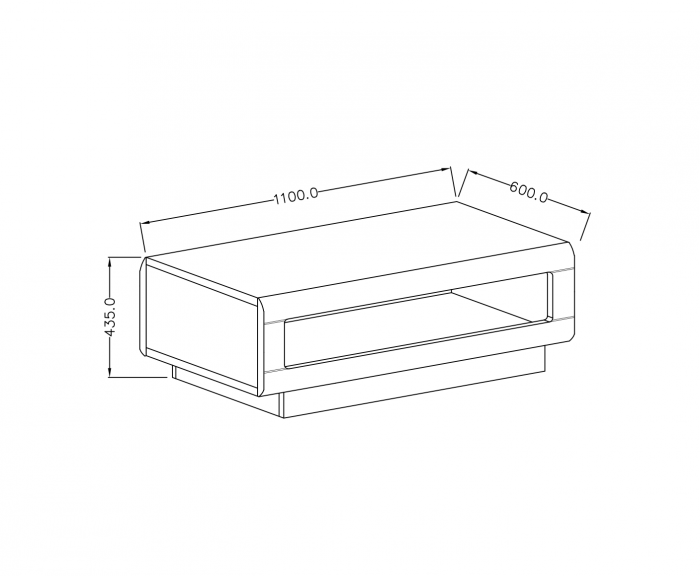 Masuta living moderna alba MDF Frazier 110x60 cm [2]