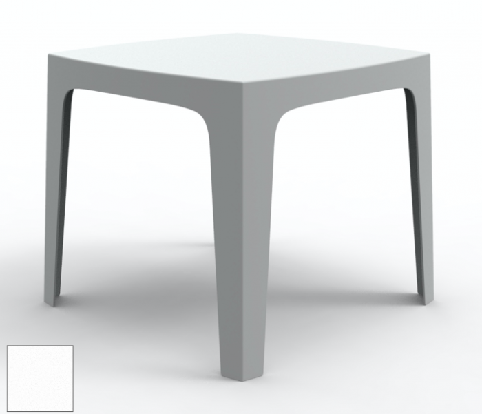 Masa patrata exterior Solid 86x86x75 cm, polipropilena, diverse finisaje, 55025 B - Vondom [5]