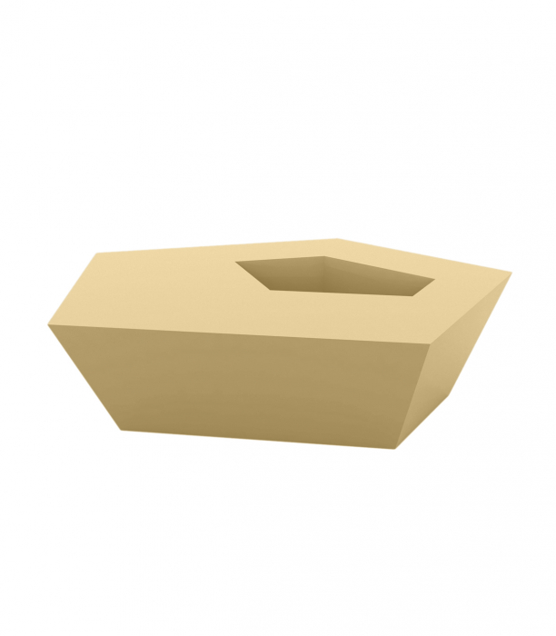 Masa pentru sezlong iluminare LED Faz 60x57x22 cm, design modern geometric cu loc frapiera, 54009 - Vondom [19]