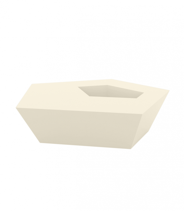 Masa pentru sezlong iluminare LED Faz 60x57x22 cm, design modern geometric cu loc frapiera, 54009 - Vondom [23]