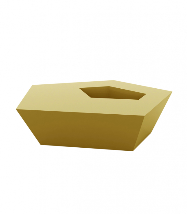 Masa pentru sezlong iluminare LED Faz 60x57x22 cm, design modern geometric cu loc frapiera, 54009 - Vondom [22]
