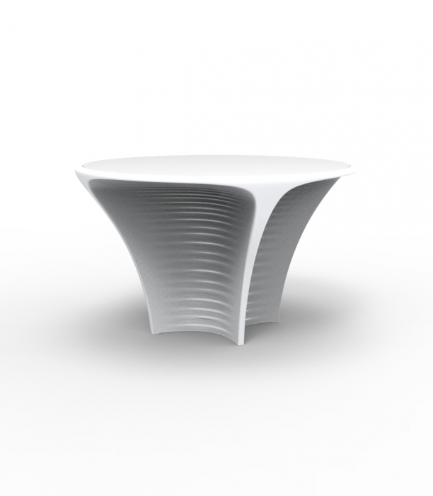 Masa rotunda exterior iluminare LED Biophilia, diverse finisaje, Ø120x72 cm, design modern, 59005 - Vondom [2]