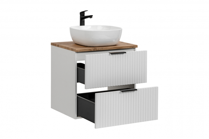 MASCA + BLAT SI LAVOAR ADEL WHITE 60 CM, MDF RIFLAT - COMAD [4]