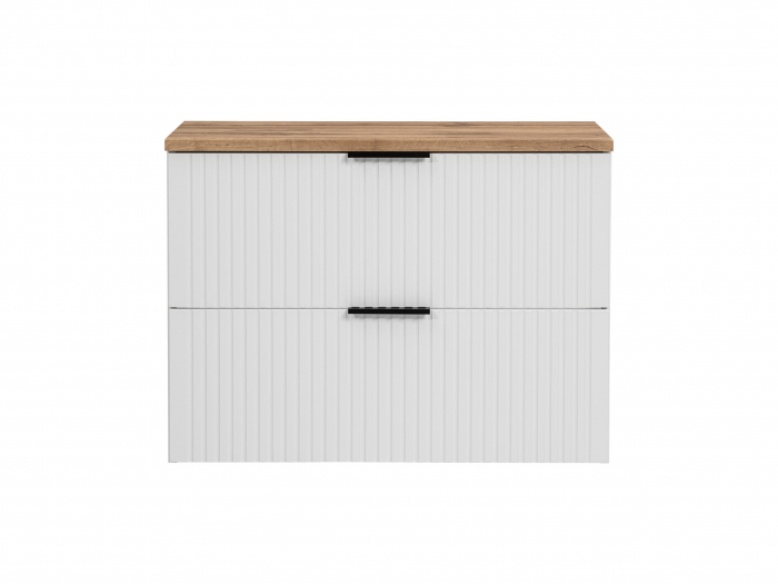 MASCA + BLAT ADEL WHITE 80 CM, MDF RIFLAT - COMAD [3]