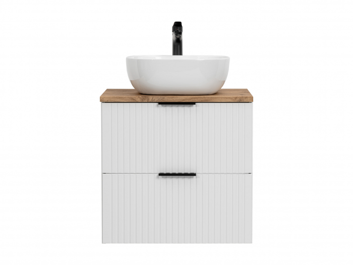 MASCA + BLAT SI LAVOAR ADEL WHITE 60 CM, MDF RIFLAT - COMAD [3]